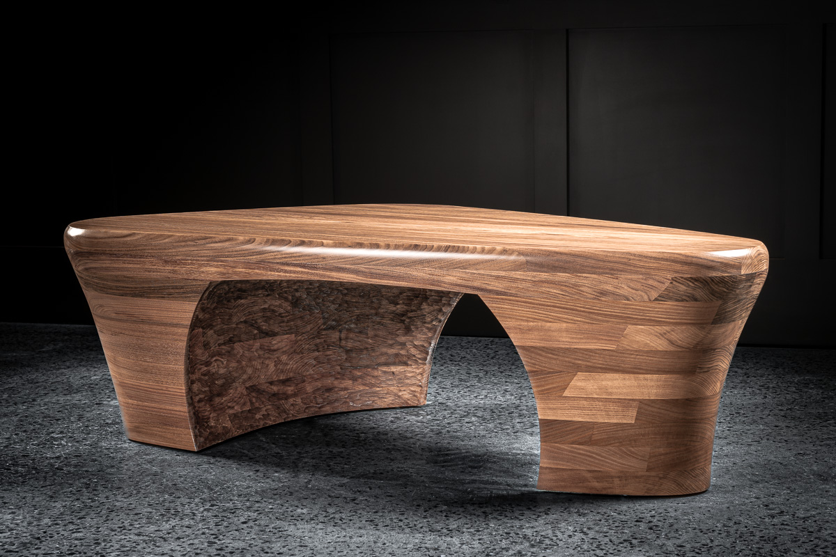 Pedulla Studio Blackwood Sculpted Coffee Table