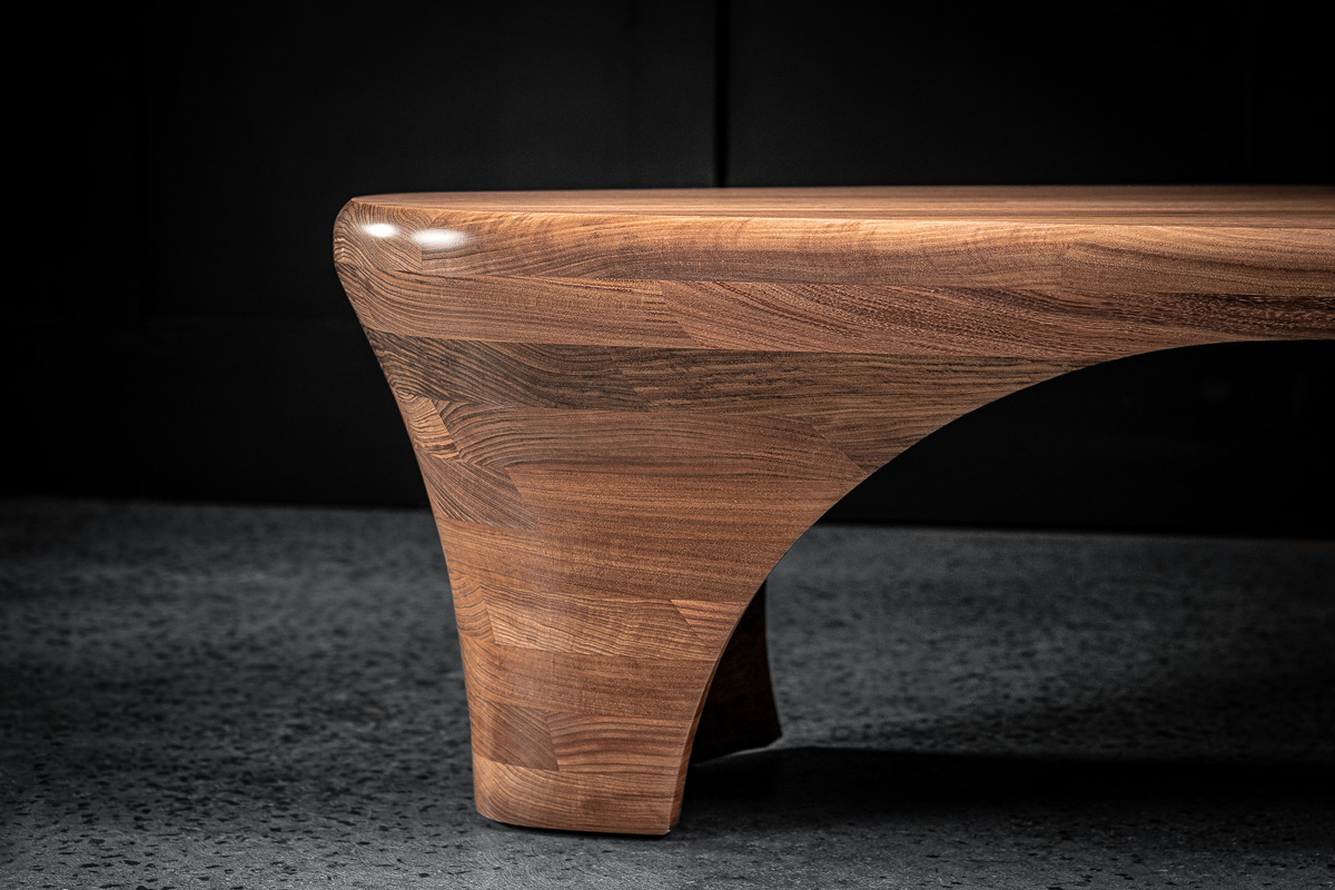 Pedulla Studio Blackwood Sculpted Coffee Table Leg